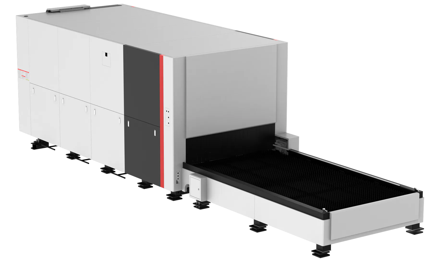 D Series — Mașină de tăiat tablă cu laser, cu schimb dublu de masă — imagine 3