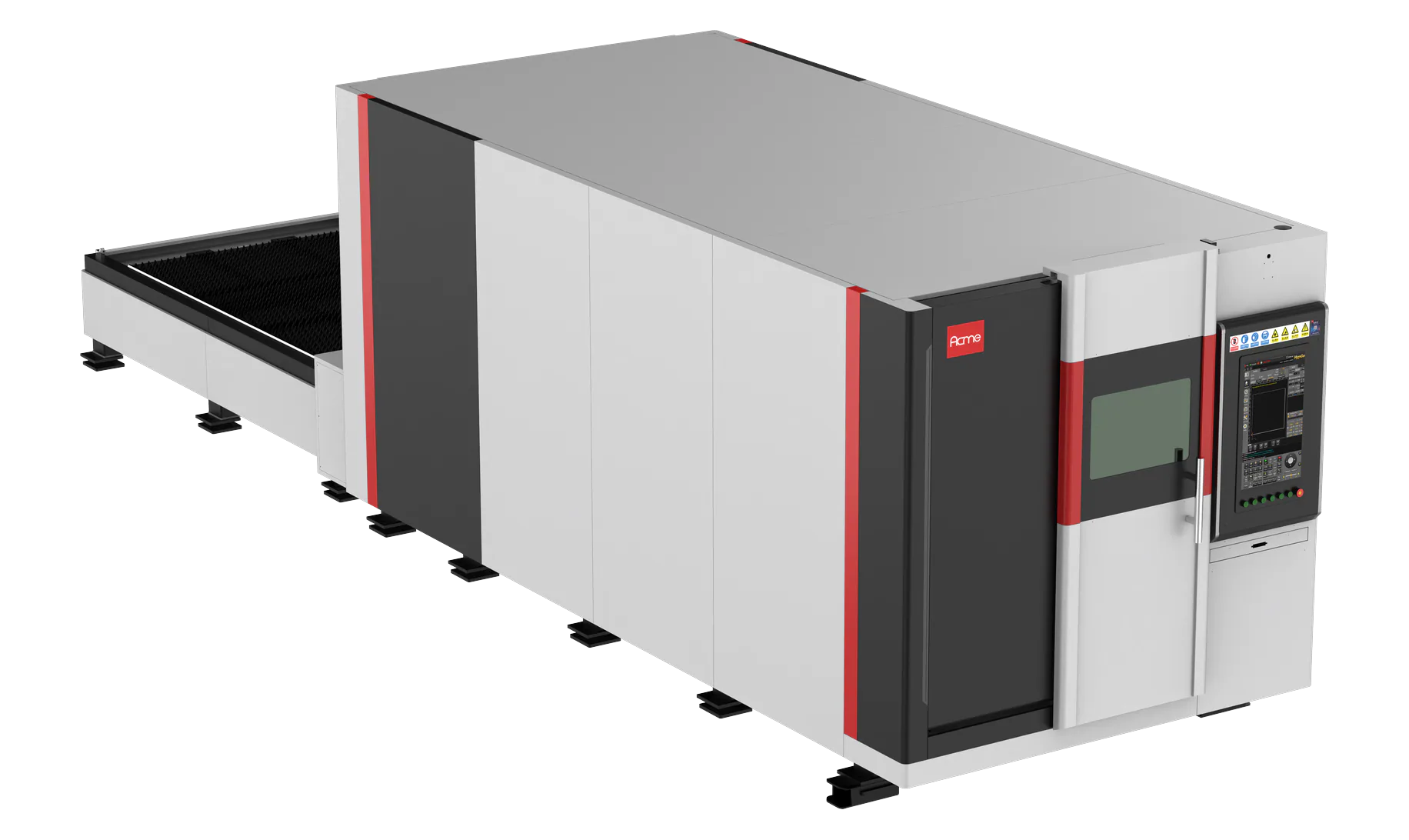 D Series — Mașină de tăiat tablă cu laser, cu schimb dublu de masă — imagine 4